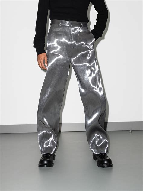 heliot emil liquid metal pants fabric|LIQUID METAL TROUSERS .